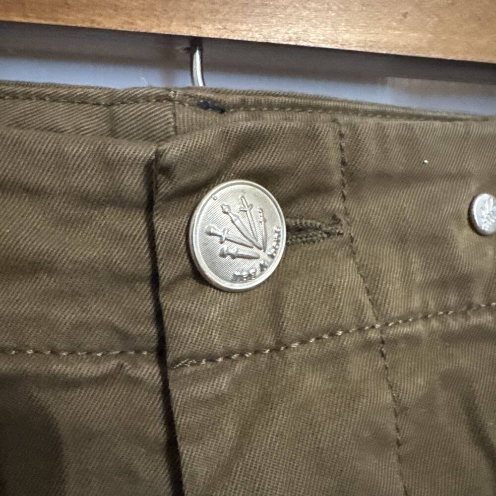 Rag‎ & Bone Women’s Army Green Cargo Pants Tapered Raw Hem Size 24 - Picture 3 of 8